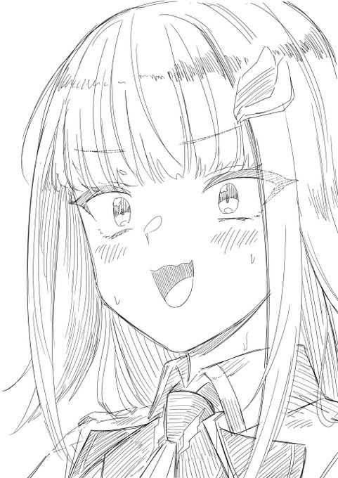 顔を可愛く描けるようになりたいから練習するぞ! 83 