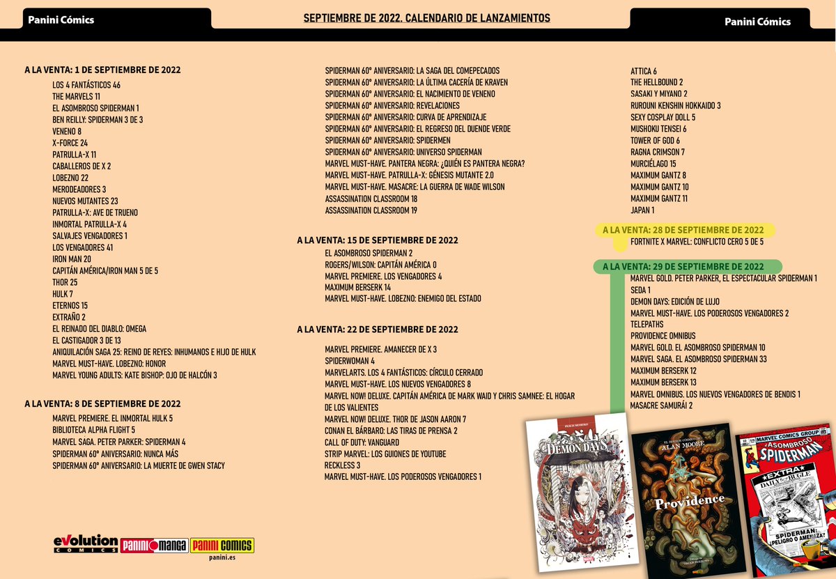 Panini Cómics España tweet media