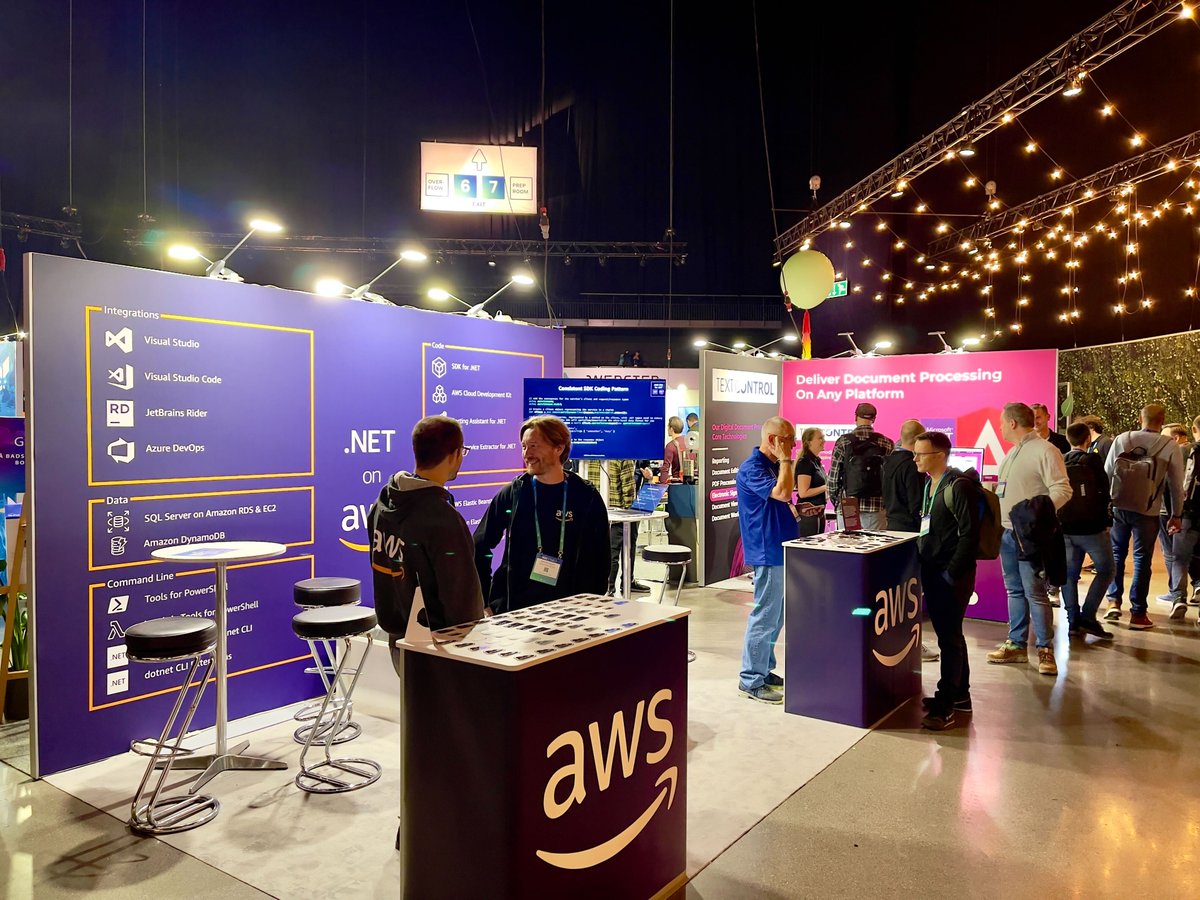 dotnetonAWS's tweet photo. It's been a great first day at @NDC_Conferences in Oslo, Norway! We'll be here all week, so be sure to come and visit us at the #AWS booth. #NDCOslo https://t.co/APh6y3QJ2B
