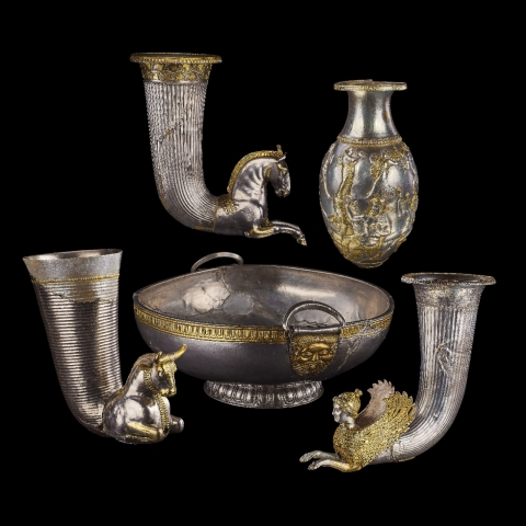NEHgov's tweet photo. Now open at @isawnyu in #NYC: The #NEHgrant-funded exhibition “Ritual and Memory: The Ancient Balkans and Beyond,” featuring seldom-seen ritual objects from the Neolithic period through the Iron Age. 
https://t.co/52jVDjEU7r https://t.co/328sVozTua