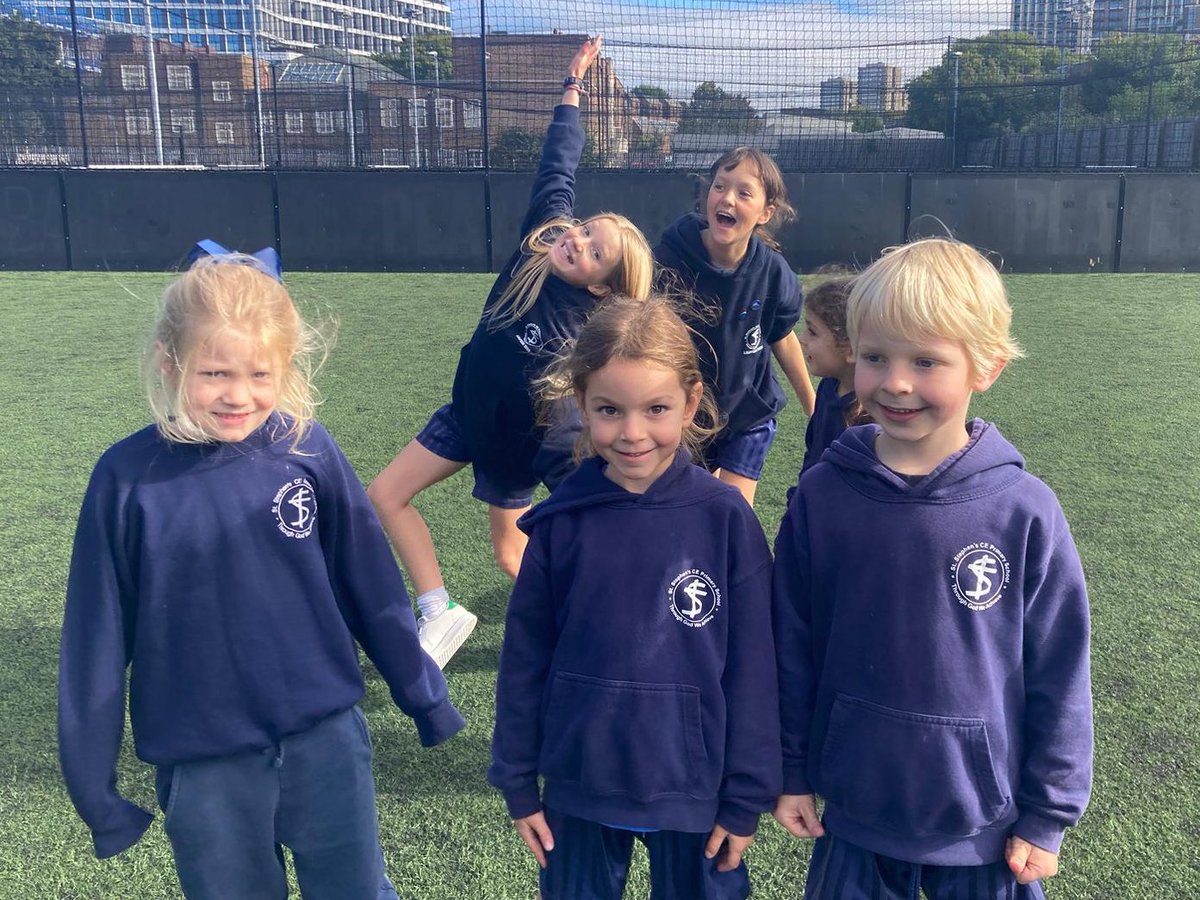 StStephensLBHF's tweet photo. Y1 pupils enjoyed a fantastic fun filled #sports morning at @powerleagueUK today, run by our Y6 Sports Captains. There was loads of running around playing games in preparation for their taking part in the #SchoolGames' Mini Marathon no less! #inspiration #ActiveMe https://t.co/ZuMPmdSqsP