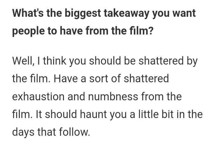 Reading AD's interviews, it's clear this guy's not blissfully ignorant. He had a goal, set out to do it & achieved it. And also isn't backtracking from his stance, which ngl kinda respect. As disagreeable & disingenuous as he is at least he's sticking to his tune