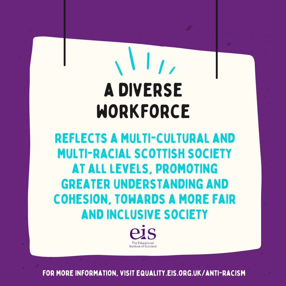 A diverse workforce brings many benefits, for teachers and other education staff as well as for learners, the educational establishment, and the wider community. 

#antiracisteducation #antiracism #talkscottisheducation