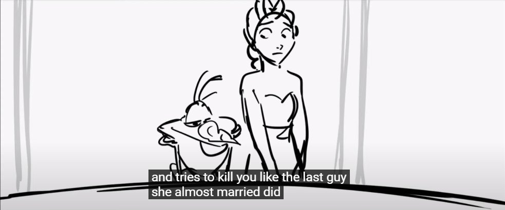 Luke52932147's tweet photo. #Frozen2 More I discover, more it's clear many good parts got cut because they needed to "shorten" the re-introduction to the protagonists and move the general plot faster. 
#GetThisRight could've been a good parallel with #LoveIsAnOpenDoor + #Hans joke 
We need a #Kristanna duet https://t.co/C6KykIe1Du