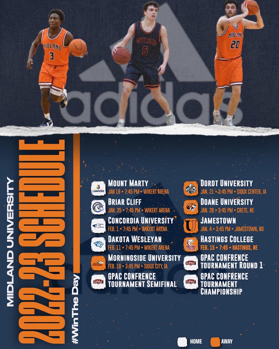 Check out our 2022-23 schedule!!
#WinTheDay