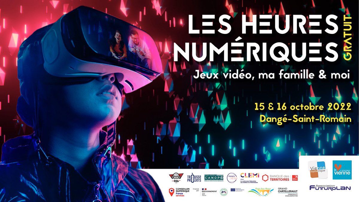 AlainPichon86's tweet photo. 🕹Lancement de la 1ère édition des Heures Numériques de la Vienne qui auront lieu à Dangé-Saint-Romain les 15 et 16 Octobre. Merci à Séverine Saint-Pé de sa mobilisation. Le @departement86 engagé aux côtés de @FuturoLAN ⤵️ https://t.co/FBGA8YJj9u