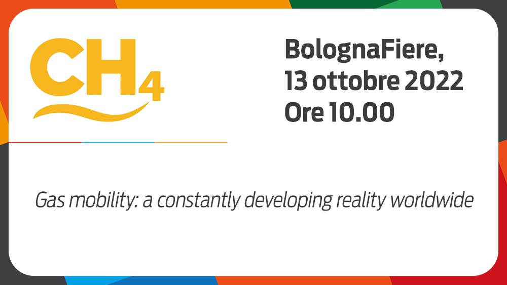 #CH4expo - GAS MOBILITY: A CONSTANTLY DEVELOPING REALITY WORLDWIDE
Promosso da #NGVItaly. Interverranno: #WGMC, <a href="/confartigianato/">Confartigianato</a>, <a href="/nnpclimited/">NNPC Limited</a>, #NGVARomania, Neet-Vasant Private Limited, Peruvian Association of Natural Gas and Alternative Fuels
Programma bit.ly/3SlCTyY