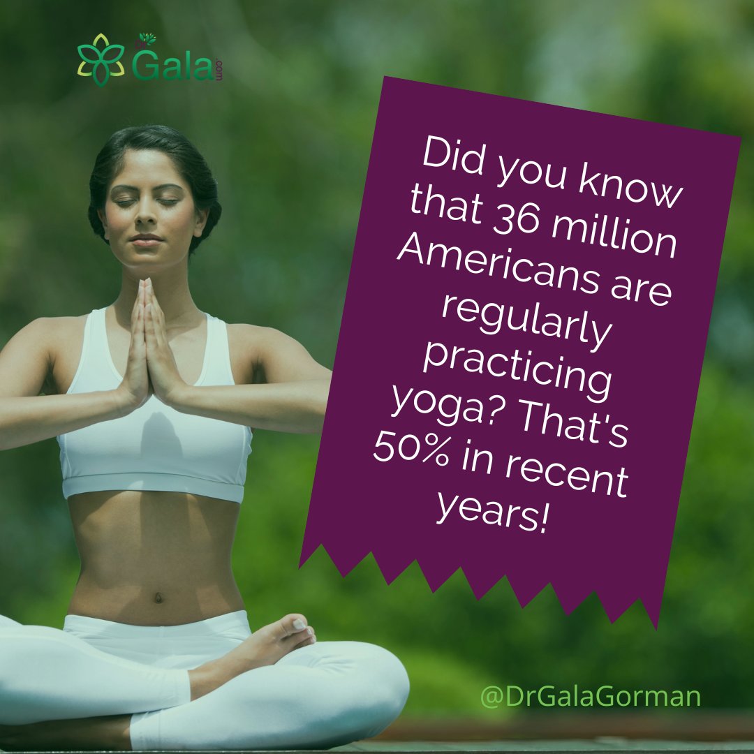 Are you in the 50%? Have you taken an interest in yoga? What are your experiences so far? 🤔
.
#YogaPractice #YogaCommunity #YogaLifestyle #YogaForSelfcare #YogaForStressRelief #NationalYogaAwarenessMonth #YogaSelfCare #DrGalaGorman