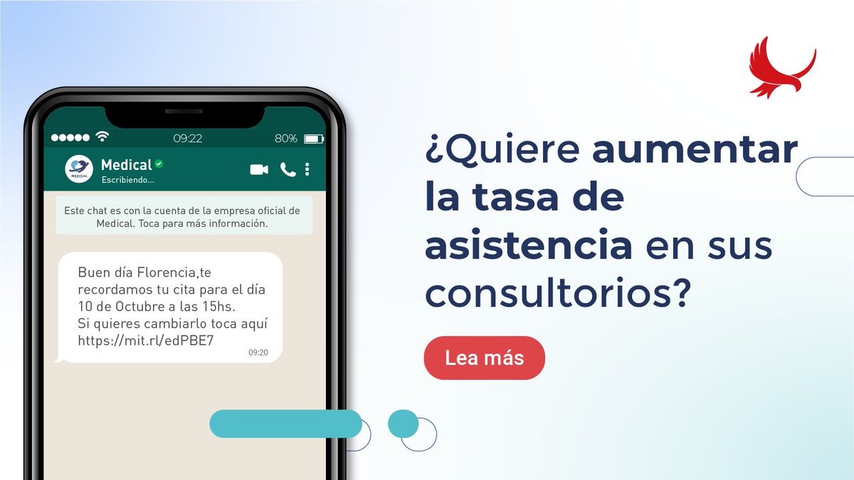 Descubra cómo reducir el índice de #ausentismo en sus consultorios.
Envíe recordatorios y confirmaciones de asistencia utilizando múltiples estrategias y diferentes canales.
Sabemos como ayudarlo hubs.li/Q01nrhCJ0

#salud #contactcenter #callcenter #customerexperience #cx