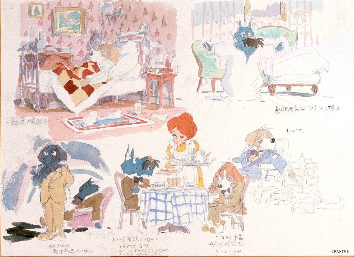 Classic -  The Art of Sherlock Hound, an animation series directed by Hayao Miyazaki and Kyosuke Mikuriya in 1983

Full Gallery and Details - https://t.co/kyHDp3WJwl 
