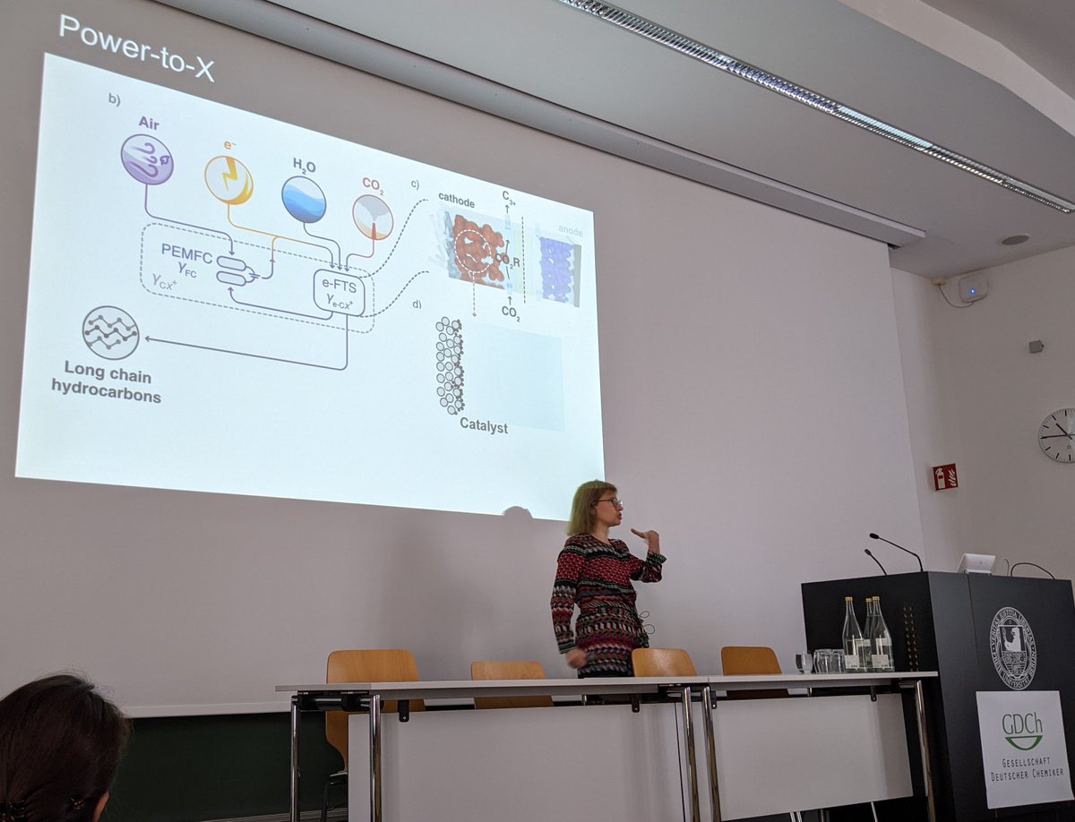 Great talk from Nuria López <a href="/TheorHetCatICIQ/">TheorHetCat ICIQ</a> about going beyond C2 products in CO2 electroreduction, at the <a href="/GDCh_aktuell/">GDCh</a> #Electochemistry2022 conference in Berlin!