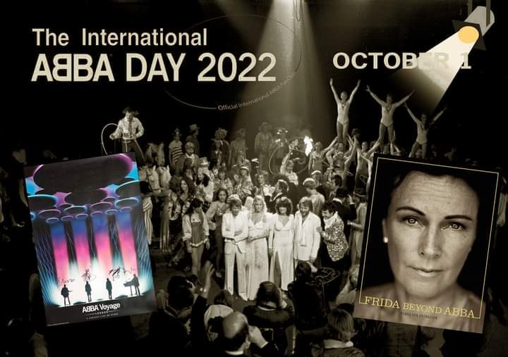 DrongelenRemko's tweet photo. This Saturday, October 1, a number of copies of Frida Beyond ABBA will be available during The International ABBA Day 2022 in Roosendaal. Your advantage? No shipping costs! By attending you also have a chance to win a fully autographed Voyage poster! #abbaday #fridabeyondabba https://t.co/xVdjc1V8Hm