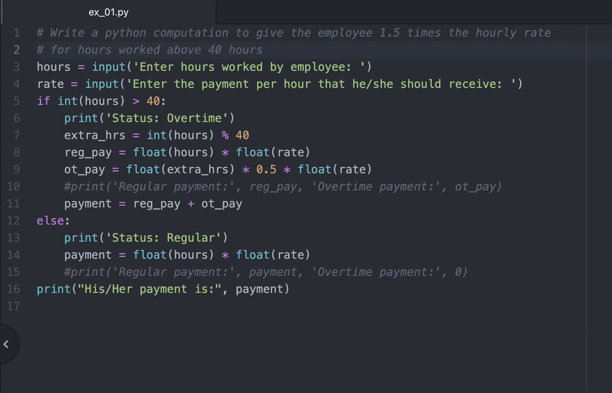 Day 06✨
My first #Python program in #100DaysOfCode !🐍
I know it's simple as I am starting out but I am curious to know any advice that you would have, like any best practices for example.🤔
#CodeNewbies
