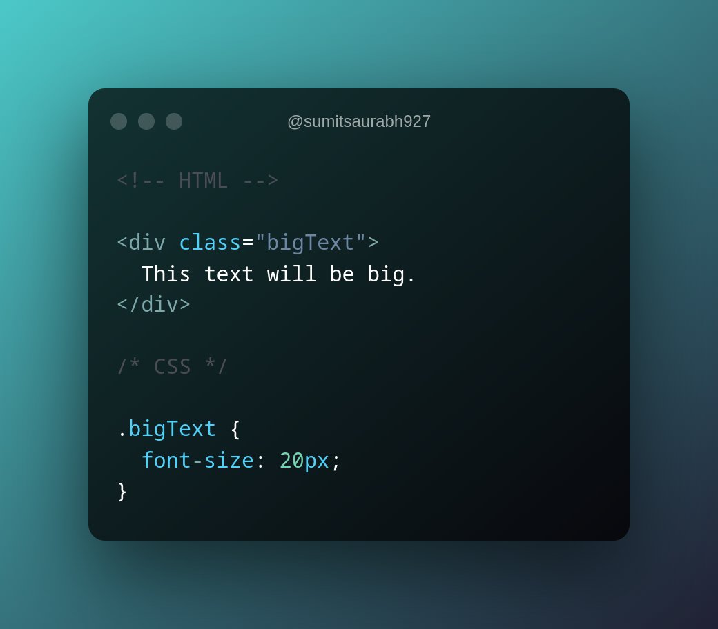  css basics a thread sumit javascript react