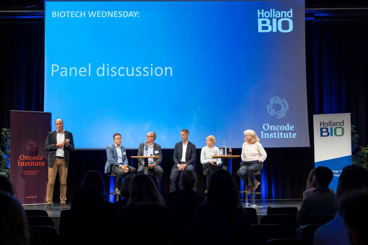 oncodeinstitute's tweet photo. And that's a wrap for our 3rd #biotechwednesday! Thanks to all speakers for their great talks and a very lively discussion about next frontiers in #cancervaccines. We hope to see you soon at one of our upcoming events https://t.co/bTEhvdC9IO @HollandBIO https://t.co/XGBw22ot8F