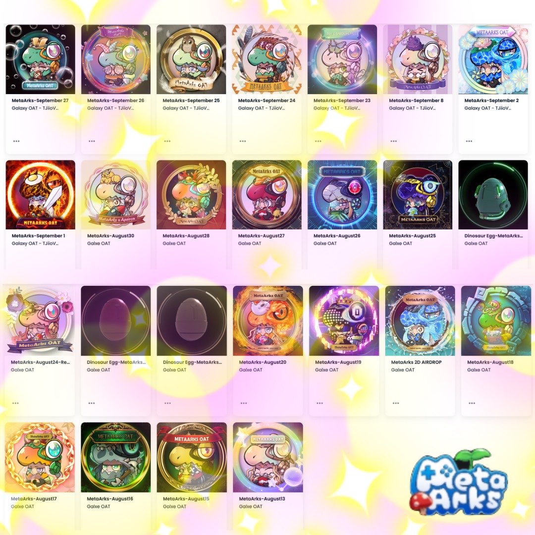 bubble_ex's tweet photo. Ever since I joined MetaArks, I admired the cute 2dpfp and collected OATs whole month. And now, I have maniy friends, every day is fulfilling. Next is metaverse, that is miracle!
@Metaarksnft #MetaArks #SocialFi #GameFi #NFTs #Metaverse #mintsoon #29sept @jiji18n @yk5106 @cccat4u https://t.co/gx7WUjDKVO