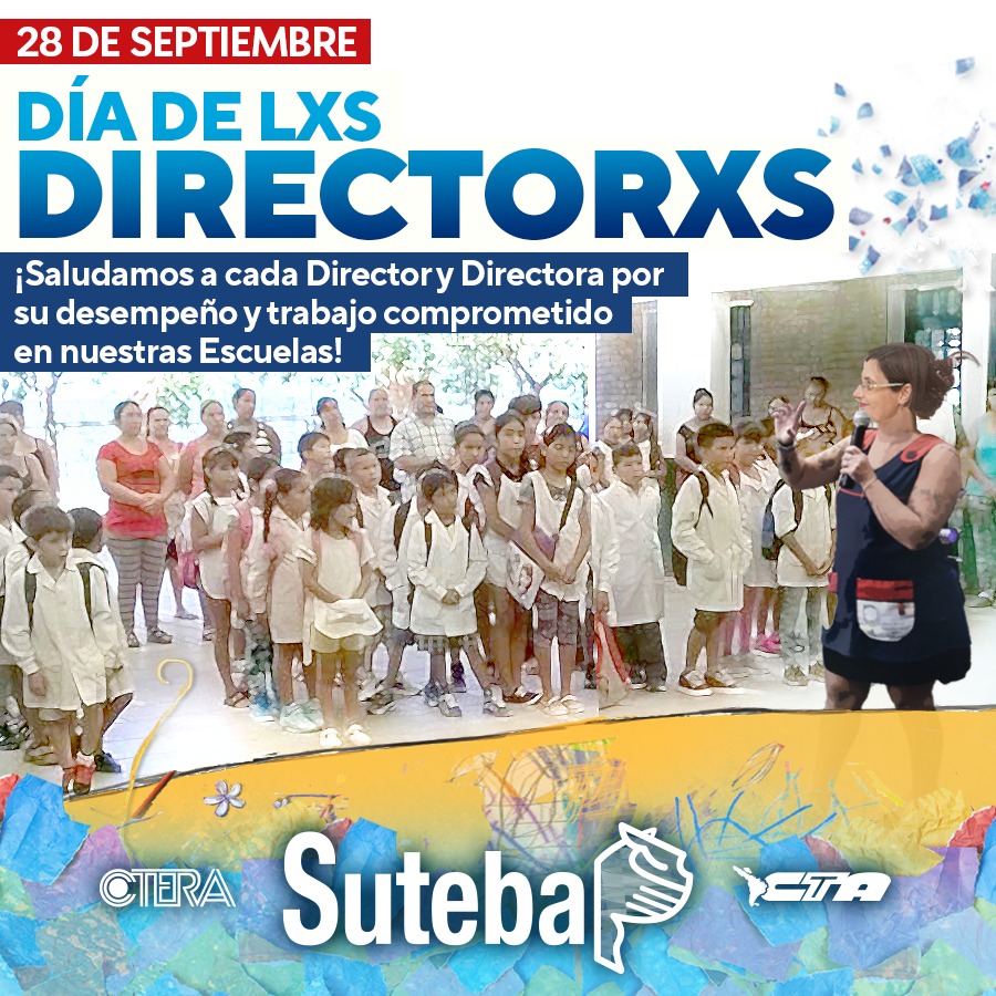 almazan_silvia's tweet photo. ¡Feliz día a mis compañerxs Directorxs de Escuelas! Por el trabajo cotidiano pedagógico y social de garantizar que la Escuela Pública sea un territorio de paz, de cuidados y de aprendizajes colectivos y proyectos solidarios. https://t.co/284Z1atUuS