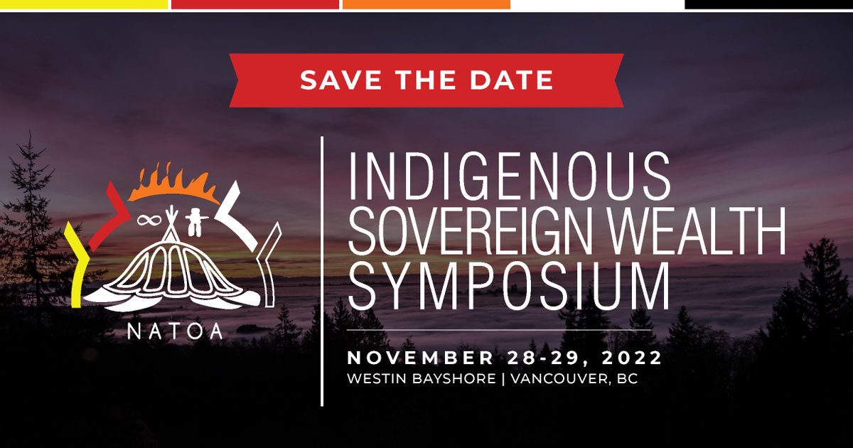 We are excited to present a two-day symposium all about Indigenous sovereign wealth! Join us November 28-29, 2022 at the Westin Bayshore Hotel in Vancouver. Registration will open shortly. Visit our site to learn more: loom.ly/KlUKSg0 #symposium #indigenous #wealth