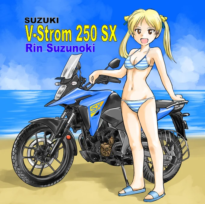 #角目のライトがカッコいいバイク選手権 確かに描く絵も角目が多い気がする。 