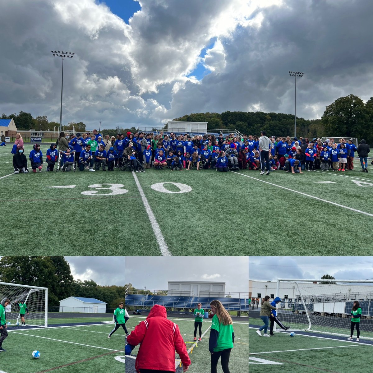 Such an amazing event taking place this afternoon with numerous Kirtland students helping students of different abilities through the Empower Sports! #hornetpride