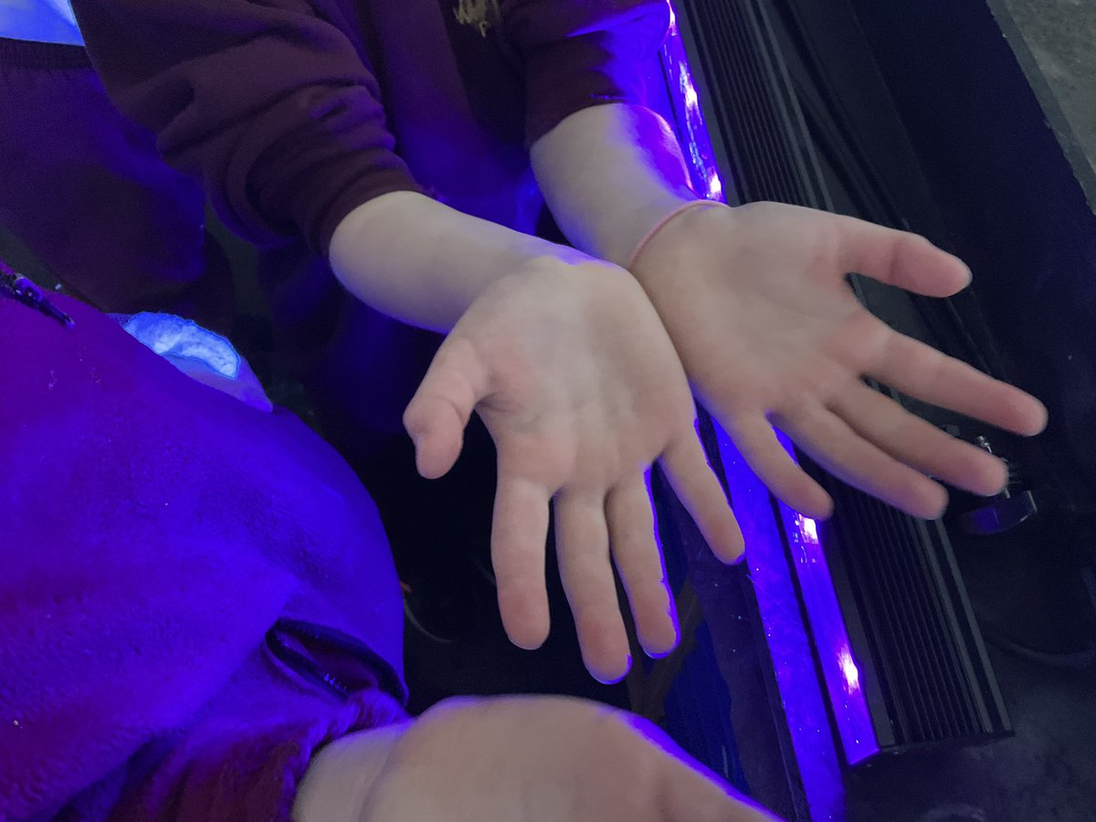 Fabulous afternoon with Year 2 and mentors, experimenting how best to wash our hands to remove germs. <a href="/WestbrookHaySch/">Westbrook Hay School</a>