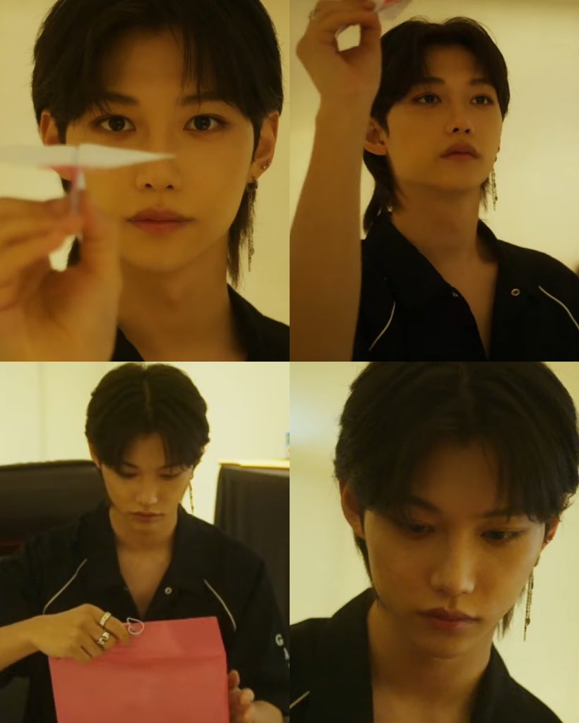 lovebokkie's tweet photo. felix in unveil : TASTE ♡ https://t.co/4hdzyjXL3T