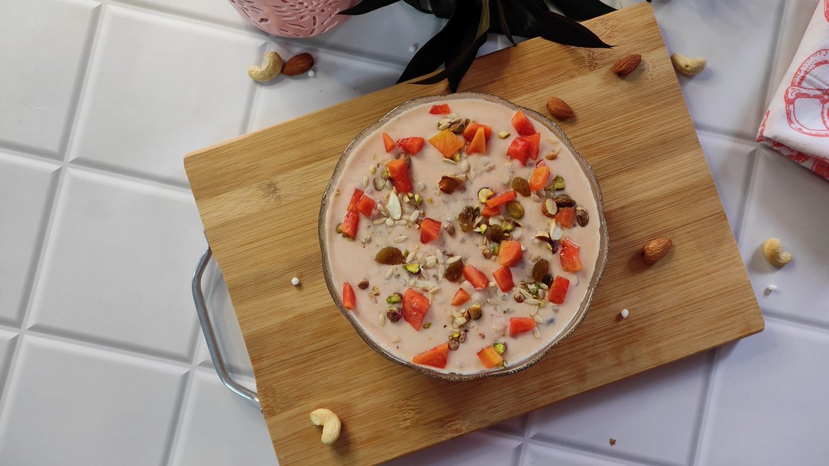 kitchenNumber1's tweet photo. Papaya sabudana Kheer पपीता साबूदाना खीर navratri special नवरात्र स्पेशल https://t.co/tyKOmxSxPT https://t.co/UJ9KurxEWt