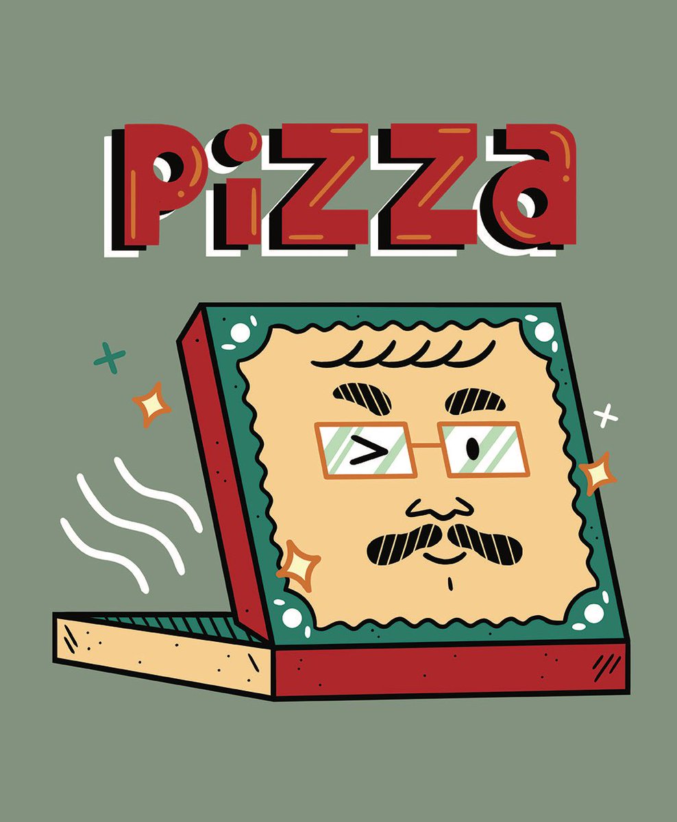 shannondrewthis's tweet photo. I can FINALLY share, but I designed one of this year’s Pizza John shirts for PIZZAMAS 🍕🍕🍕 https://t.co/0fuvij0ZRy