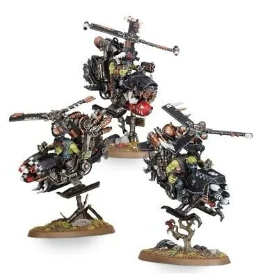 A fun and cool looking addition to any Ork Waaagh! Deffkoptas usually cost £37.50 but are only £25 here.

buff.ly/3Cb4H3v