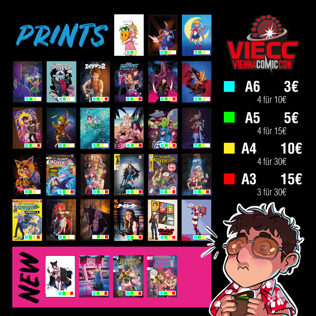 binder_b_artist's tweet photo. @VIECCVienna is this weekend. So please come see me at my table in Artist alley. CI018 #VIECC #viennacomiccon #artistalley #printsforsale #commissions #sketchcover #conhon https://t.co/t7sCwiSBVv