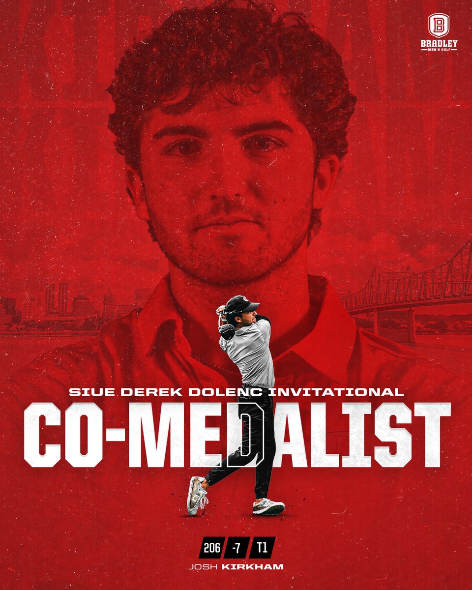 Congratulations to <a href="/kirkham_josh25/">Josh Kirkham</a> for finishing tied for first with a record-setting performance at the SIUE Derek Dolenc Invitational! 

DETAILS 📰: bubrav.es/3ChF9Sj