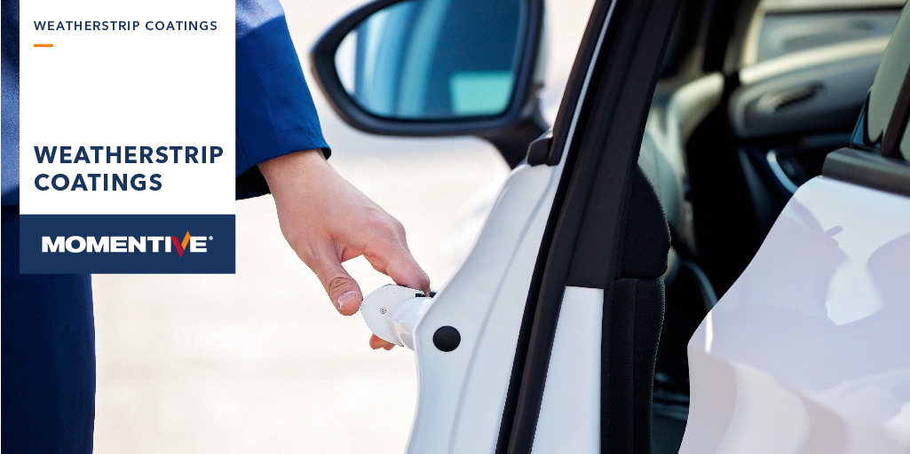 Momentive's tweet photo. Momentive’s weatherstrip coatings provide noise reduction, abrasion resistance and freeze release on EPDM rubber profiles used for doors, windows and sunroof seals on vehicles.
Contact us today! https://t.co/Hpo2yYWh9g
#Momentive #WeatherStrip #WeatherStripCoating #Coating https://t.co/tJldFl8Mzs
