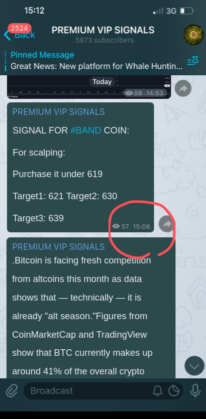 NatalDormer's tweet image. SIGNAL FOR #BAND COIN:

For scalping: 

Purchase it under 619

Target1: 621 Target2: 630 Target3: 639

Watch out for upcoming signals shortly

#区块链 #比特币 #币安 #Bitcoin #cryptocurrency

To Be part of our PREMIUM SIGNALS channel NOW, PM ME!