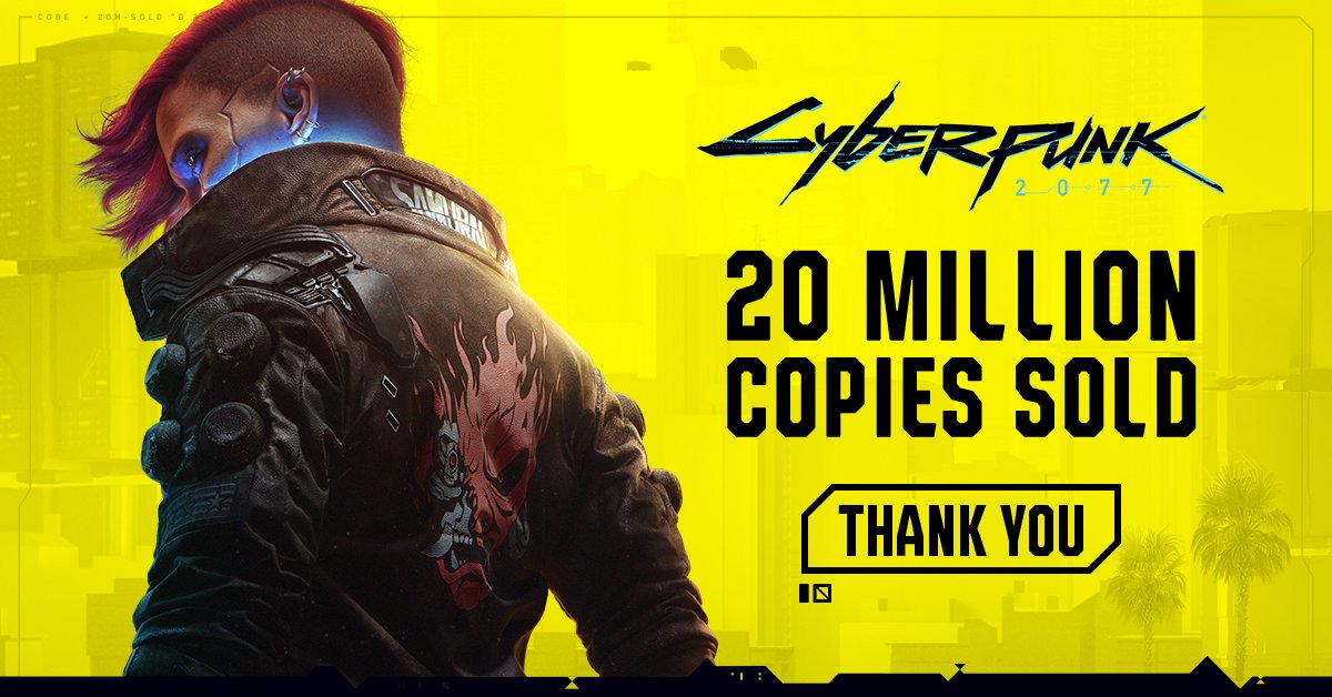 Over 20 million cyberpunks have been roaming the streets of Night City – partying with Jackie and getting to know Johnny, driving around with Panam and diving with Judy, hanging out with River and listening to Kerry’s songs. Thank you and we hope to see you all in the Afterlife!