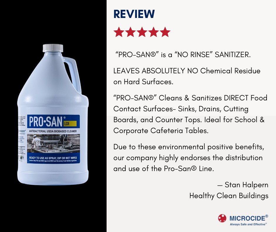 microcide's tweet image. Thank you for trusting us to handle your #sanitizing needs! ❤️

#review #testimonial