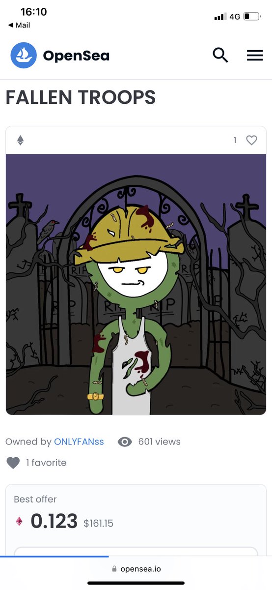 Got my self a fallen troop LFG <a href="/wagmiarmynft/">WAGMI ARMY</a> #WAGMIARMY
#NFT #NFTshill #NFTJapan