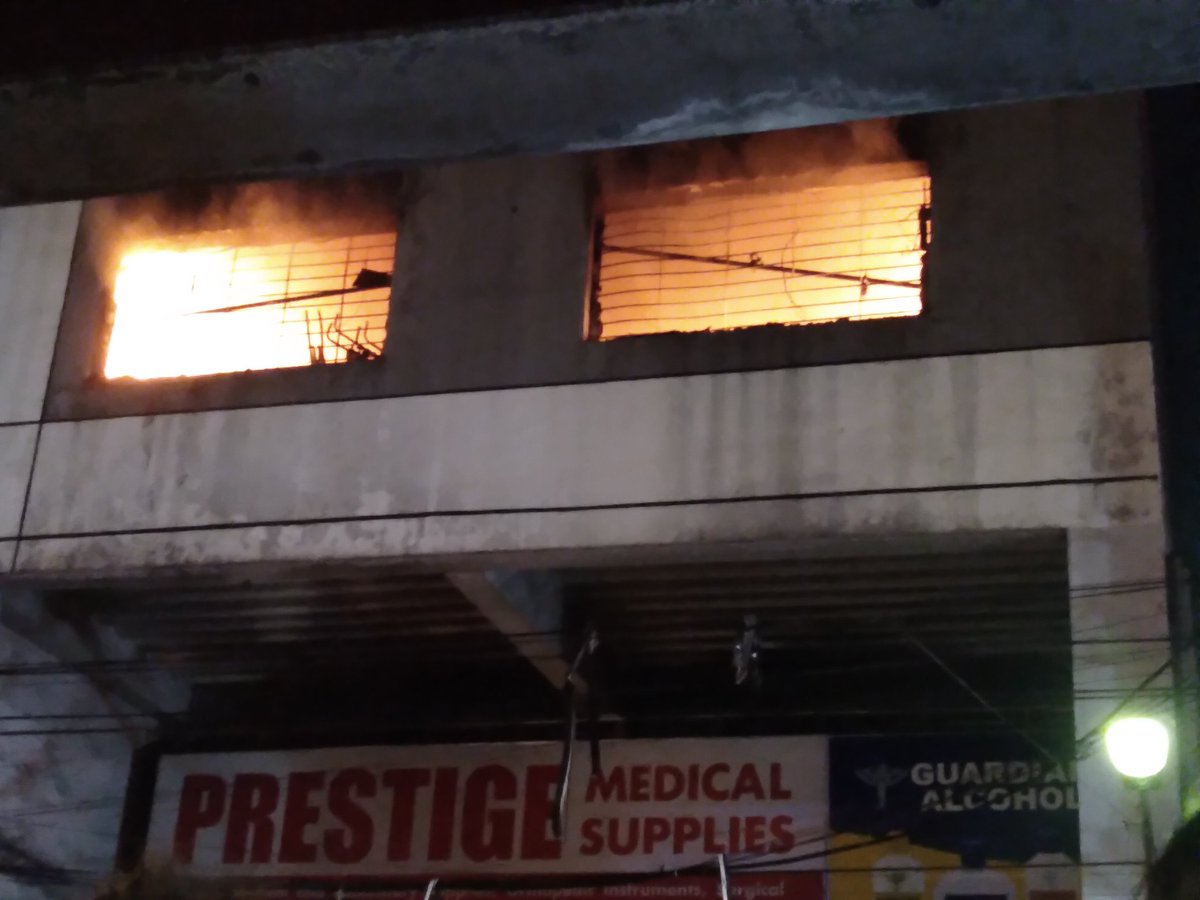 ABSCBN News Channel on Twitter "LOOK Fire breaks out at a medical
