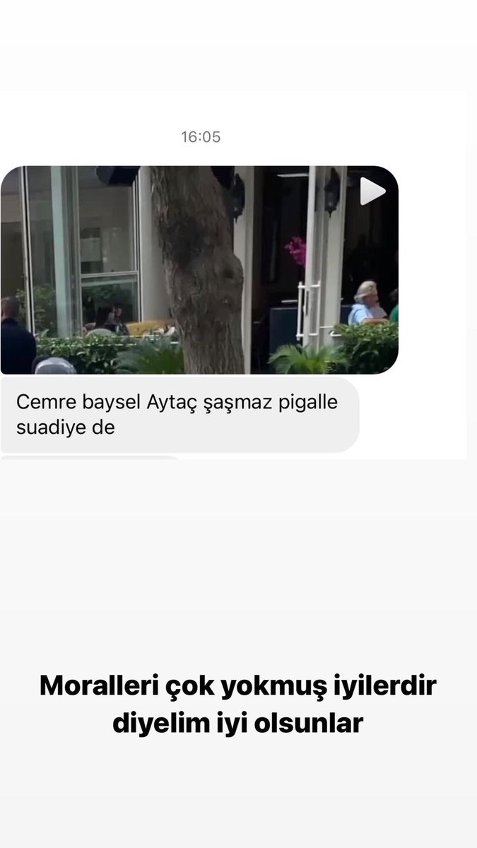aycembrasil's tweet photo. Um mimo de qualidade 🥲
📸 #CemreBaysel e #AytaçŞaşmaz foram vistos hoje no restaurante Pigalle Suadiye. #AyCem https://t.co/1aNKEu3juN