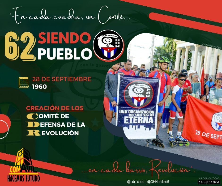 rusbeldamiam's tweet image. CDI Kelly Ann Lordz Pacheco está Felicitando un aniversario más de los CDR 
#CubaCoopera 
#CDRCuba 
#CDR2022 
@CDIDra_KellyAnn 
@AdanVillavicen5 
@SuarezYailet 
@eliades_mejias 
@saili_blanco 
@PerezSolanoDS 
@CapoteLeonela 
@YanisleidisCos 
@MarlenScull
@Leodani17949353