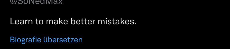 @XiPio23 @SoNedMax @4mokh1 @MaurerEwald @MichaelTopitz @ArminWolf Fall doch nicht auf jemanden rein, der seiner eigenen Twitter-Bio nicht folgt.