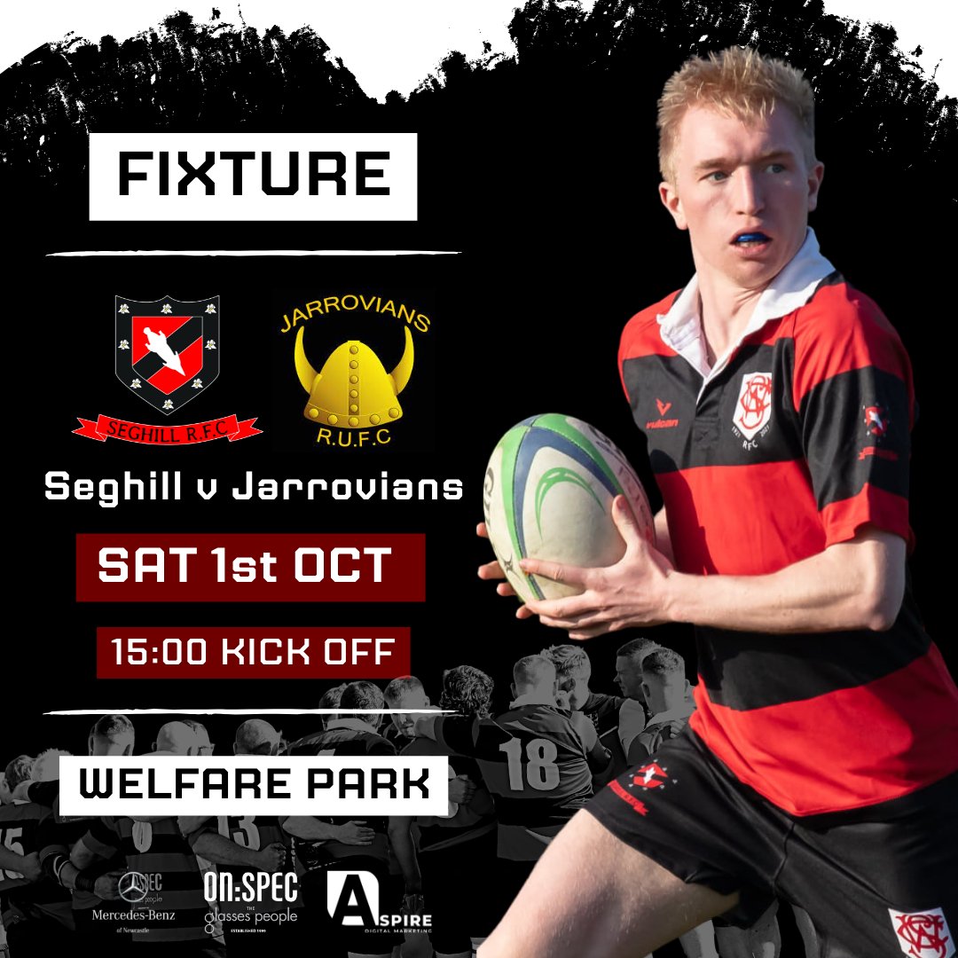 On Saturday our first XV host Jarrovians in a 3 pm kick-off at Welfare Park. 

The Hill are looking for their first points of the season, come along and cheer the lads on! 

#UpTheHill #Seghill #SeatonValley #NorthumebrlandRugby #NorthEastRugby #RugbyUnion