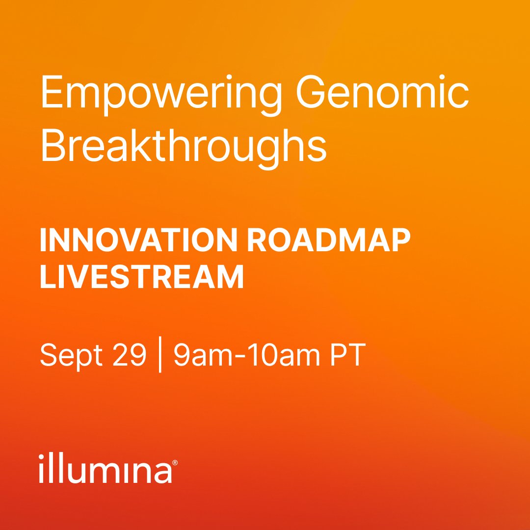 Be the first to hear <a href="/fdesouza/">Francis deSouza</a> and <a href="/Alex_Aravanis/">Alex Aravanis MD PhD</a> as they share exciting product updates during our Innovation Roadmap Livestream on September 29 at 9AM PST. Register Now: bit.ly/3DGvaHk
