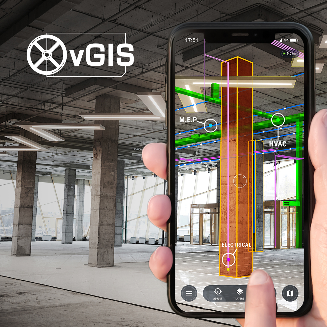 We are excited to announce that vGIS has extended its engineering-grade AR app to indoor environments! The new indoor visualization capabilities will augment team workflows across HVAC, MEP, AEC and more. Connect with us at info@vGIS.io to find out more.