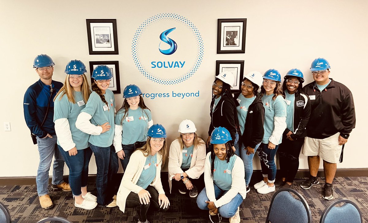 Barrow_CTAE's tweet photo. Youth Leadership Barrow students enjoying a day learning about Solvay and leadership skills! @WbhsWBL @BCSchools1 @gawbl1 @BarrowChamber https://t.co/TQw6YXwC8N