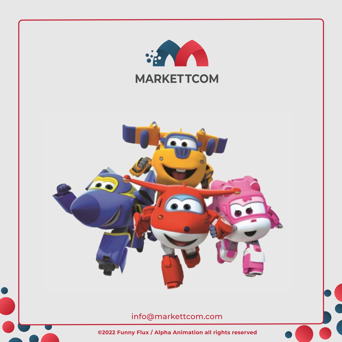 markettcom's tweet photo. Planes that will take your retail game to another level.
Become a licensee and brand your products with Super Wings characters.
info@markettcom.com
#markettcom #brandlicensing #brands #cpg #licensing #agency #dubai #business #middleeast #licensees #retail #dtcbrands https://t.co/W02b5ZLR5x