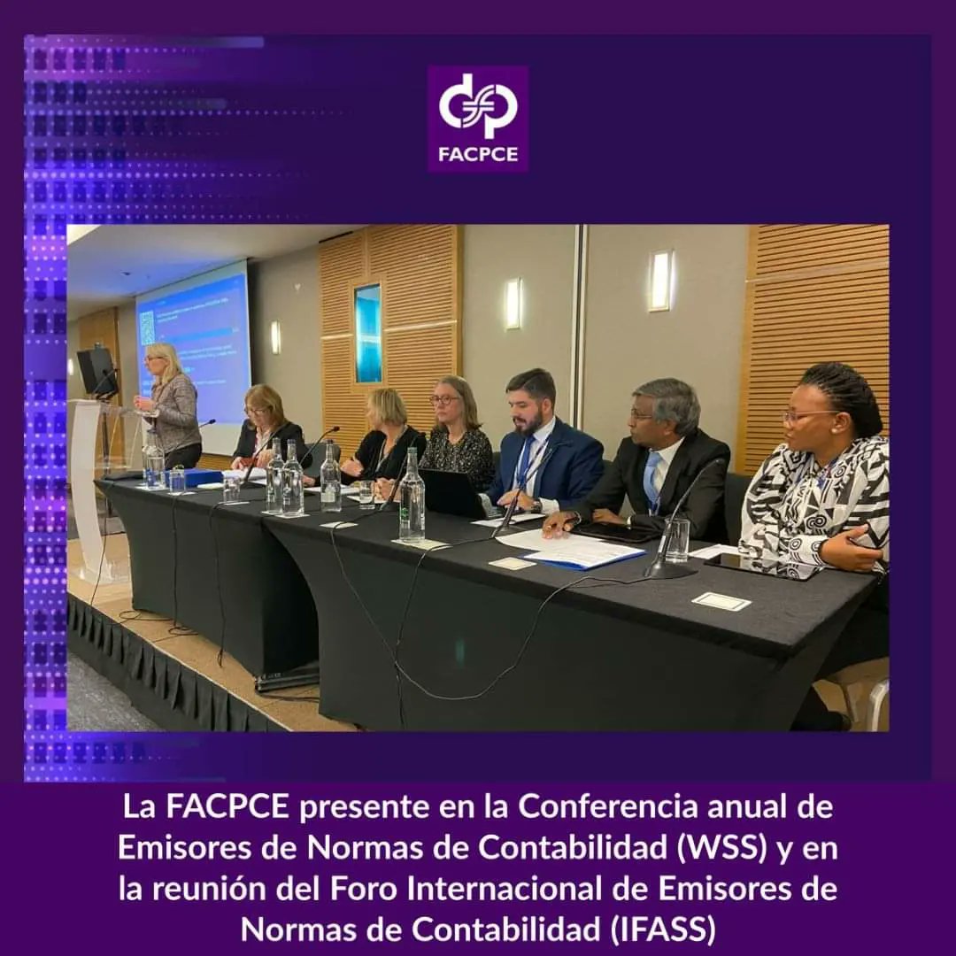 FacpceArgentina's tweet photo. El Dr. Hernán Casinelli, Director General del CENCYA, participó en las dos máximas reuniones técnicas globales sobre normas contables en representación de nuestra Federación.
Más info de las reuniones 👉https://t.co/oRjIZD3nuH
#FACPCE #IASB #IFASS #contabilidad https://t.co/J5Q0MWx9Rp