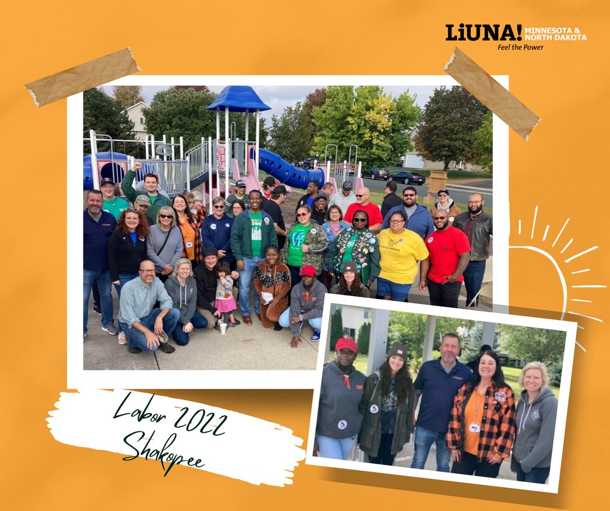 LIUNA MN & ND (@liunaminnesota) on Twitter photo THANK YOU to #Laborers volunteering to help elect #ProWorker candidates. WE SEE YOU! Last week, #LIUNA members joined a multi-union doorknock organized by our friends at the <a href="/MPLSRLF/">MPLS Labor Fed</a> in Shakopee. #BeThePower #GOTV #LIUNAVotes THANK YOU to #Laborers volunteering to help elect #ProWorker candidates. WE SEE YOU! Last week, #LIUNA members joined a multi-union doorknock organized by our friends at the <a href="/MPLSRLF/">MPLS Labor Fed</a> in Shakopee. #BeThePower #GOTV #LIUNAVotes