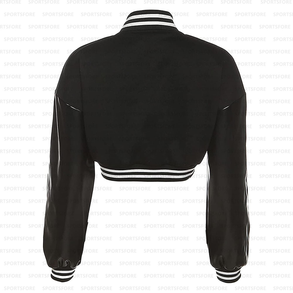 sportsfore's tweet photo. Women Cropped Leather Sleeve Varsity Letterman Baseball Jackets

For Order or Inquiry Please Contact us
https://t.co/uTP8ZWCJgZ

#sportswearmanufacturer #manufacturer #sportsfore  #croppedvarsityjacket #womenjacket #cropjacket #cropvarsityjacket #baseballjacket #VARSITYJACKET https://t.co/6eFTeFwOMh
