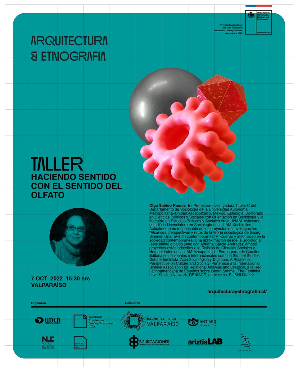 abasolo's tweet photo. Atentos!
Seminario Internacional 
ARQUITECTURA &amp; ETNOGRAFÍA 
Valparaíso

07.10.22

inscripciones abiertas:
https://t.co/nLQRC44Fgp https://t.co/LyI0wA68tO