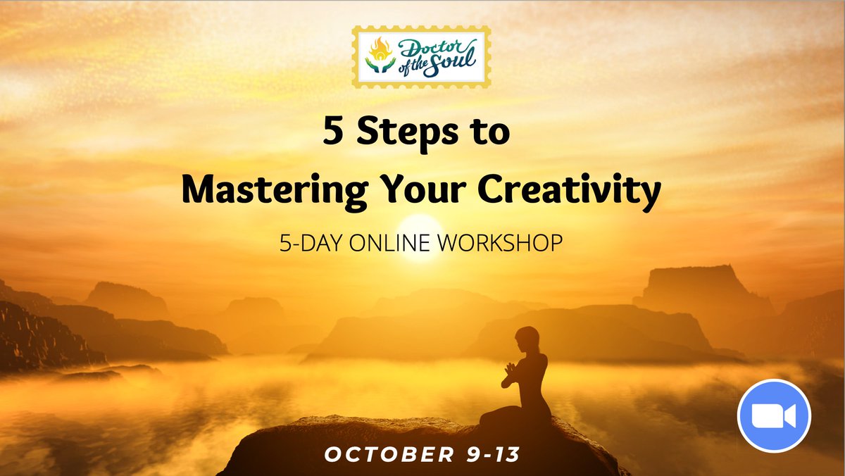 goodandsharpstu's tweet photo. Today I, @DrOfTheSoul, want to invite you to experience the core of my teachings firsthand in my 5-day online workshop: “5 Steps To Mastering Your Creativity," from Oct 9-13.

https://t.co/Bv0UUSnSYr

Come and join me for this spiritually creative experience for under $15. https://t.co/5pM4VMJ2H3